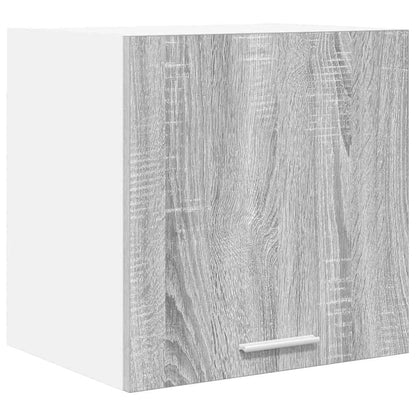 Armadio pensile Grigio Sonoma e Bianco 40 x 31 x 40 cm