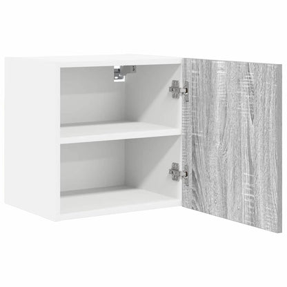Armadio pensile Grigio Sonoma e Bianco 40 x 31 x 40 cm | homemem39