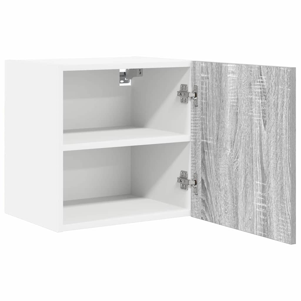 Armadio pensile 2 pcs Grigio Sonoma e Bianco 40 x 31 x 40 cm | homemem39