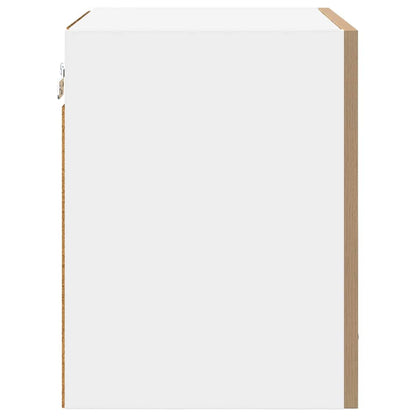 Armadio pensile 2 pcs Rovere Artigiano e Bianco 40 x 31 x 40 cm | homemem39