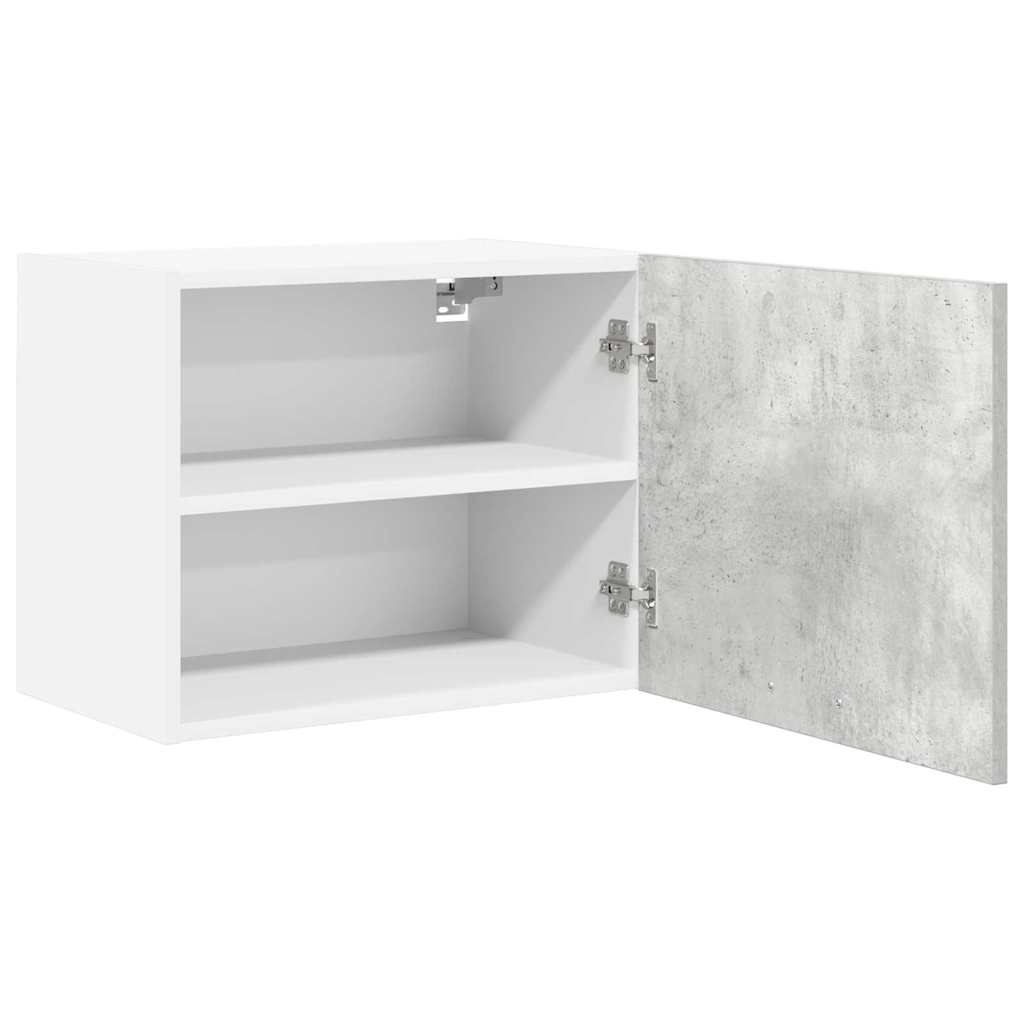 Armadio pensile 2 pcs Grigio Cemento e Bianco 50 x 31 x 40 cm | homemem39
