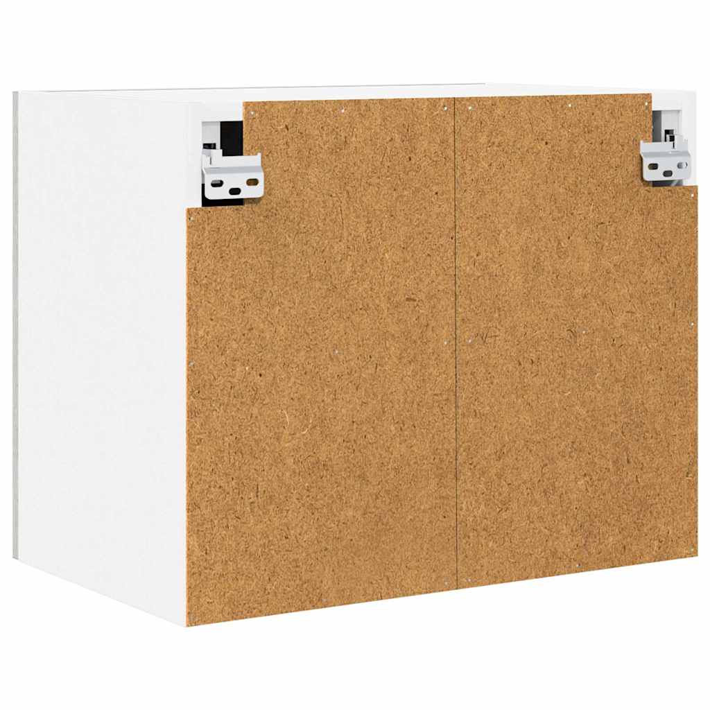 Armadio pensile 2 pcs Grigio Cemento e Bianco 50 x 31 x 40 cm | homemem39