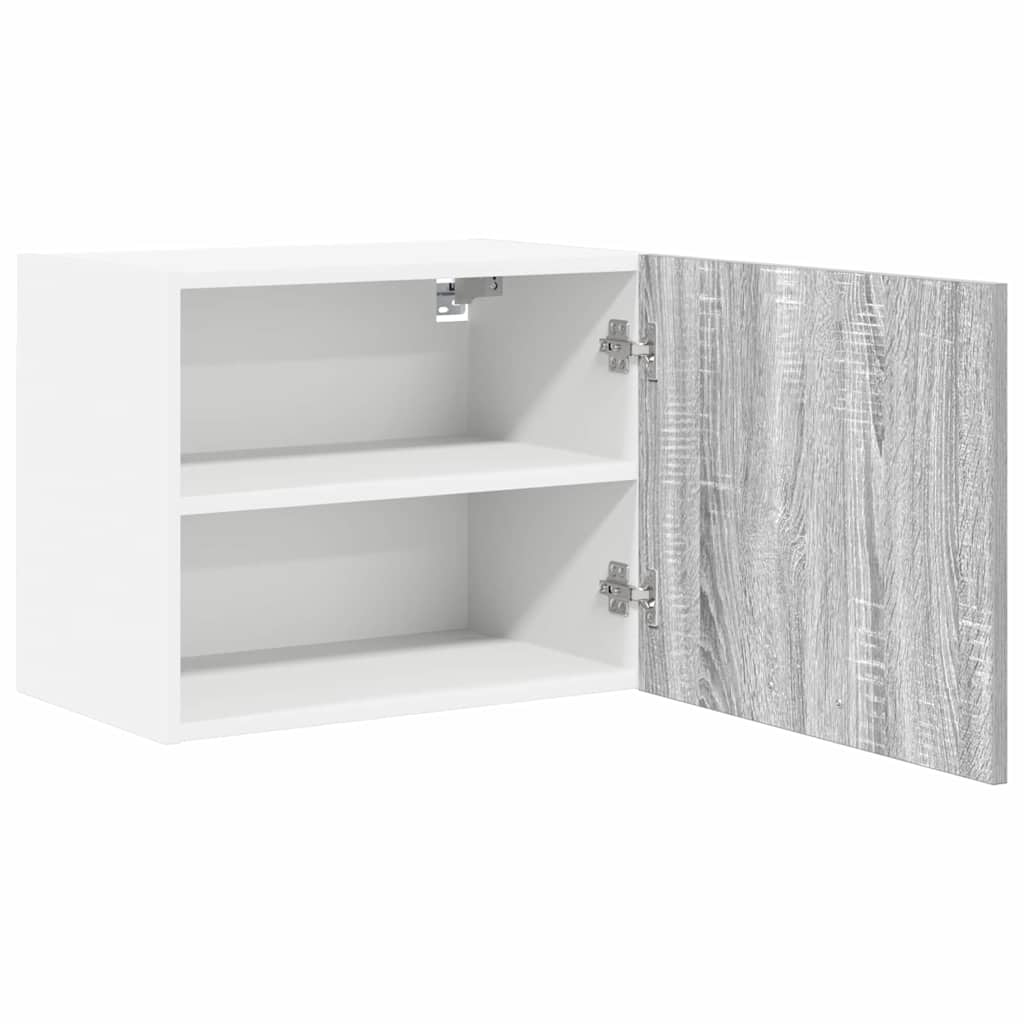 Armadio pensile Grigio Sonoma e Bianco 50 x 31 x 40 cm | homemem39