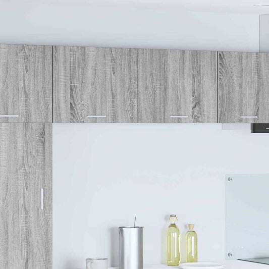 Armadio pensile 2 pcs Grigio Sonoma e Bianco 50 x 31 x 40 cm | homemem39