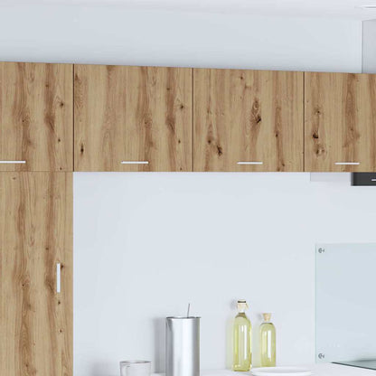 Armadio pensile 2 pcs Rovere Artigiano e Bianco 50 x 31 x 40 cm | homemem39