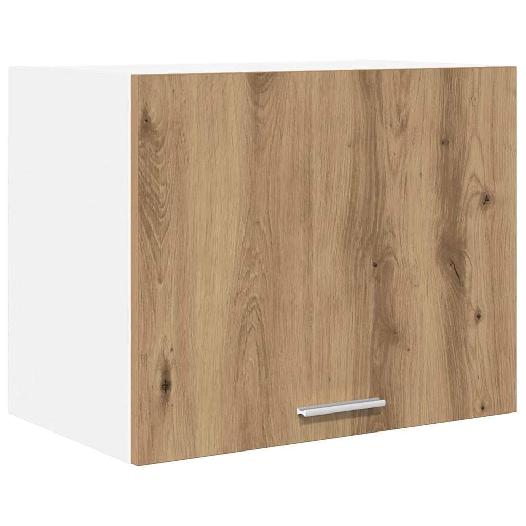 Armadio pensile 2 pcs Rovere Artigiano e Bianco 50 x 31 x 40 cm | homemem39