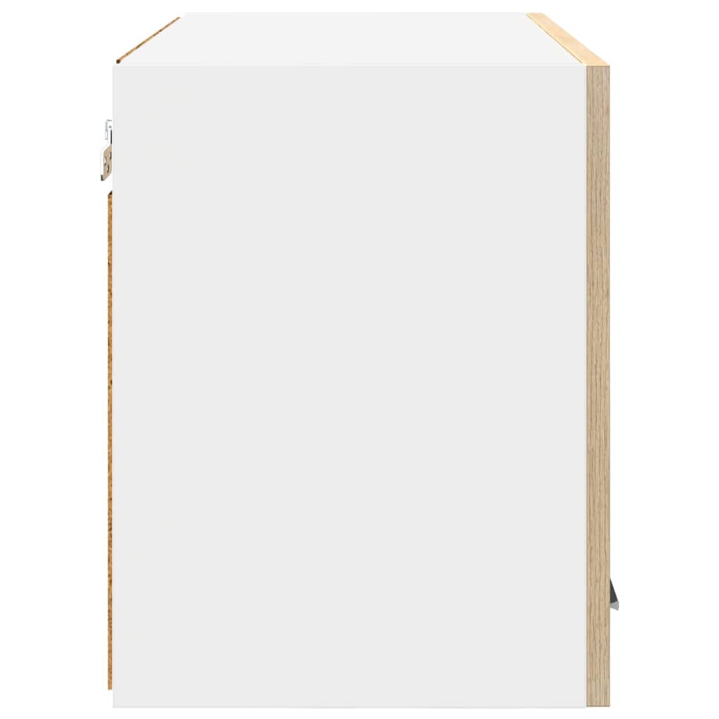 Armadio pensile 2 pcs Quercia Sonoma e Bianca 60 x 31 x 40 cm | homemem39