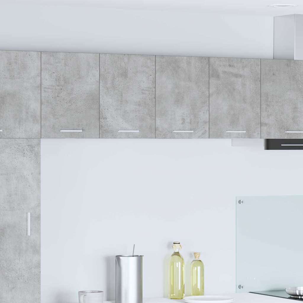 Armadio pensile 2 pcs Grigio Cemento e Bianco 60 x 31 x 40 cm | homemem39