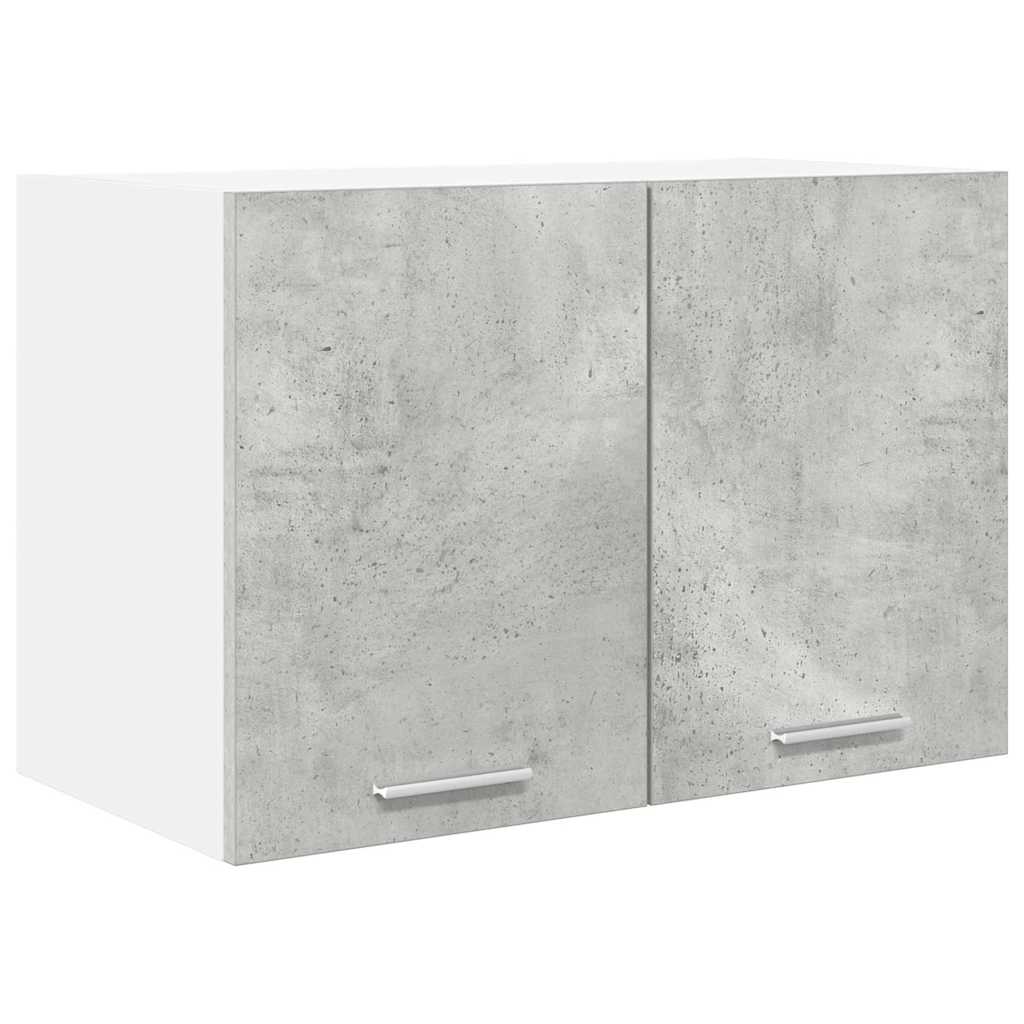 Armadio pensile 2 pcs Grigio Cemento e Bianco 60 x 31 x 40 cm | homemem39