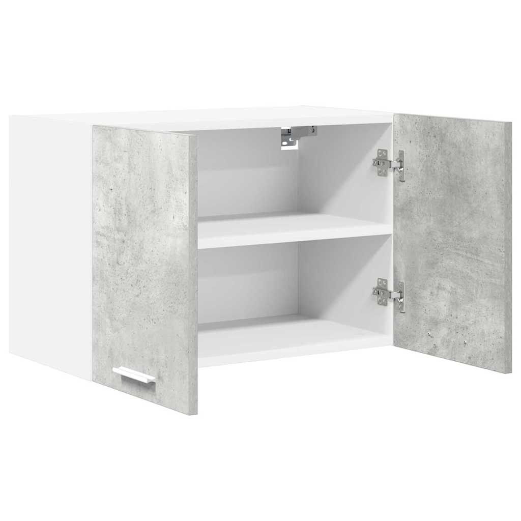 Armadio pensile 2 pcs Grigio Cemento e Bianco 60 x 31 x 40 cm | homemem39