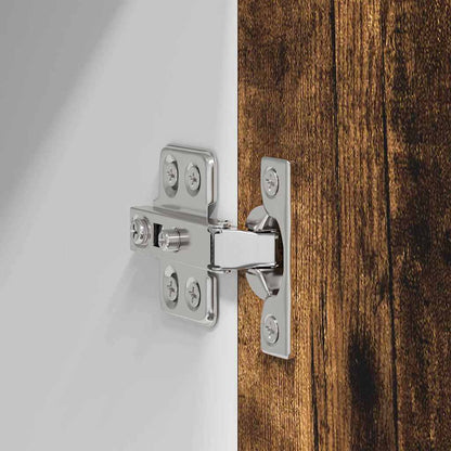 Armadio pensile Rovere Affumicato e Bianco 60 x 31 x 40 cm | homemem39