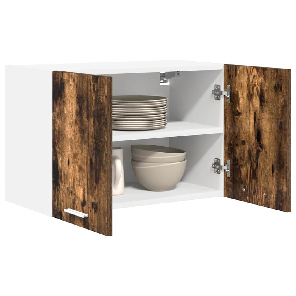 Armadio pensile Rovere Affumicato e Bianco 60 x 31 x 40 cm | homemem39