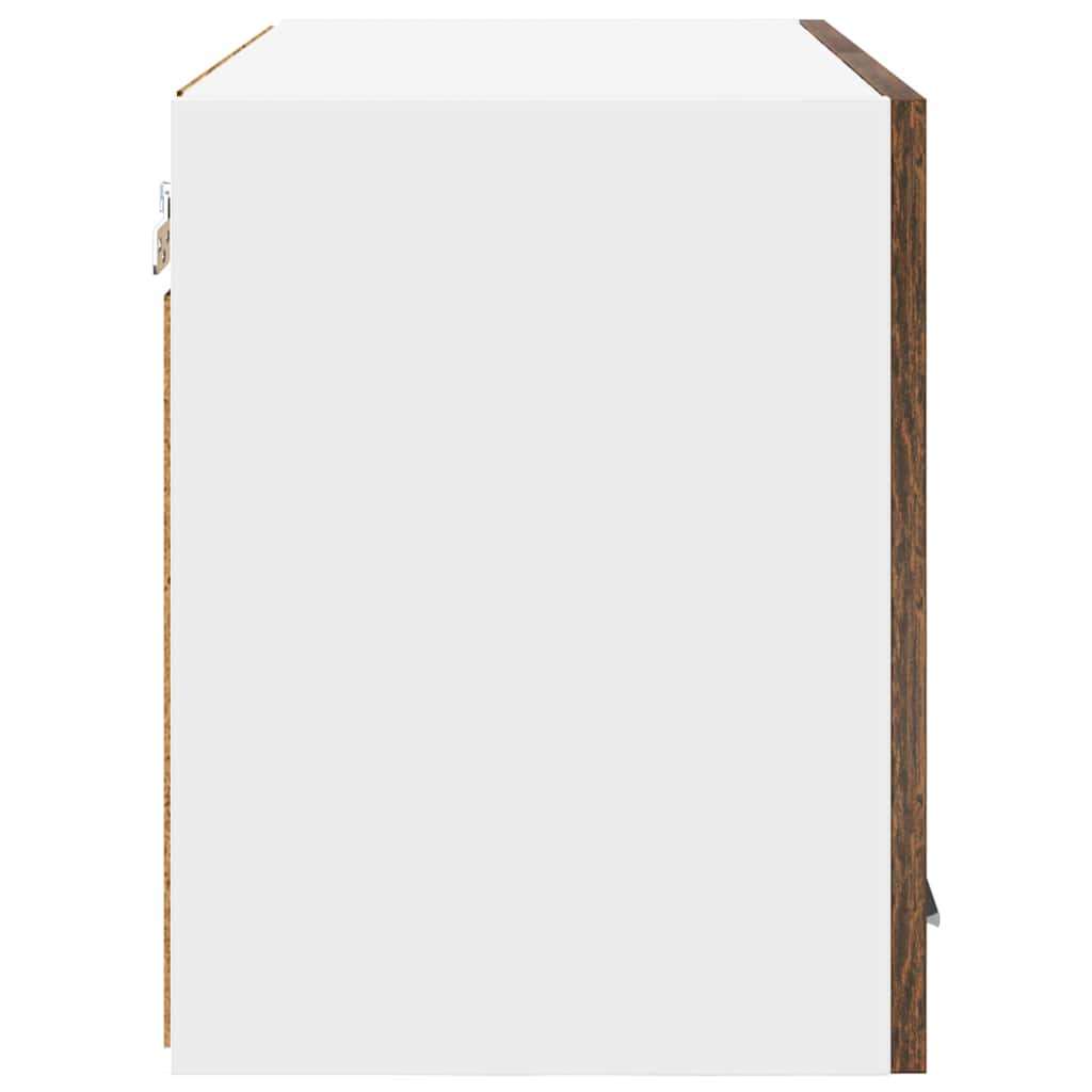 Armadio pensile Rovere Affumicato e Bianco 60 x 31 x 40 cm | homemem39