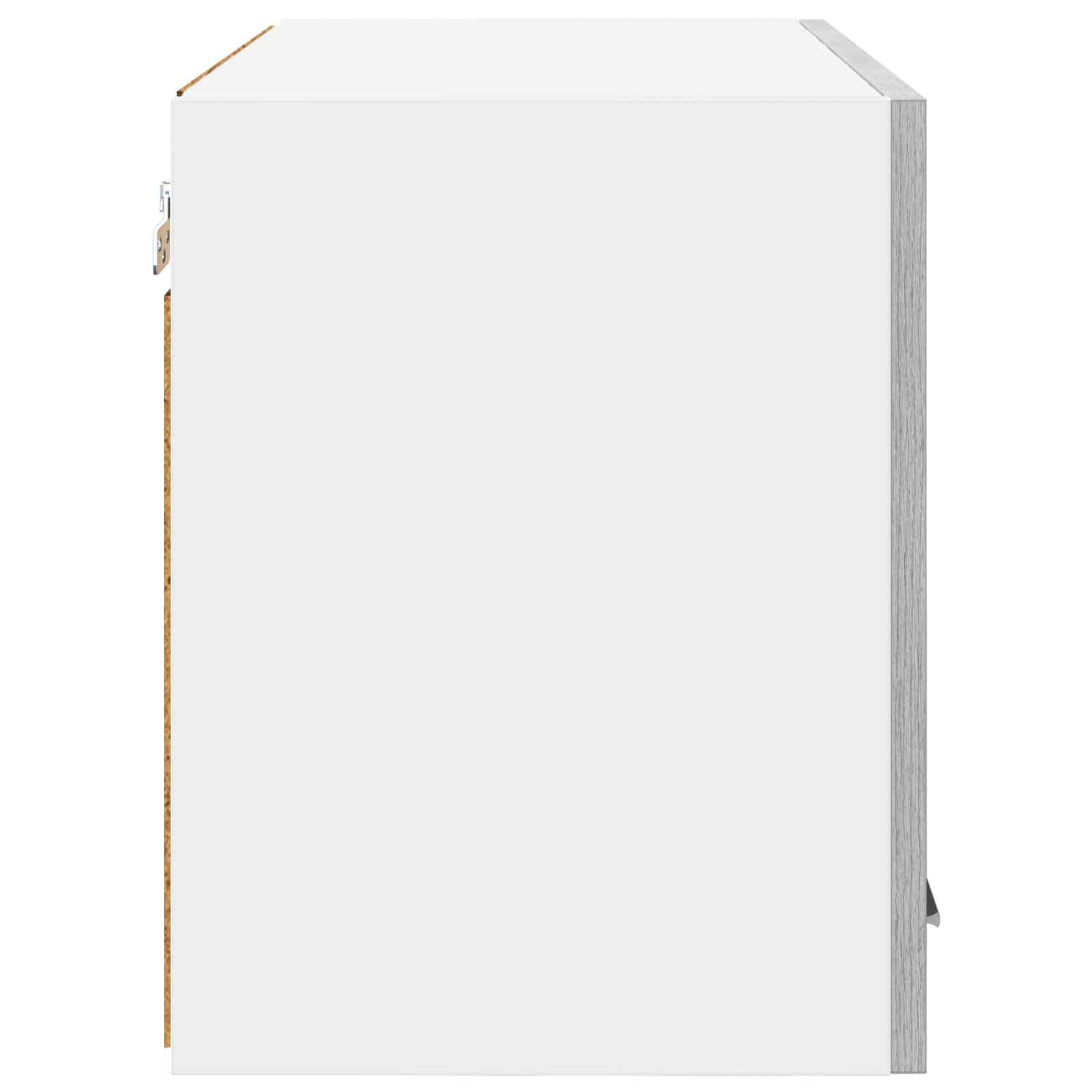 Armadio pensile 2 pcs Grigio Sonoma e Bianco 60 x 31 x 40 cm | homemem39