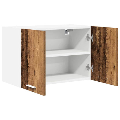 Armadio pensile con porta Legno Antico e Bianco 60 x 31 x 40 cm | homemem39