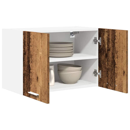Armadio pensile con porta Legno Antico e Bianco 60 x 31 x 40 cm | homemem39