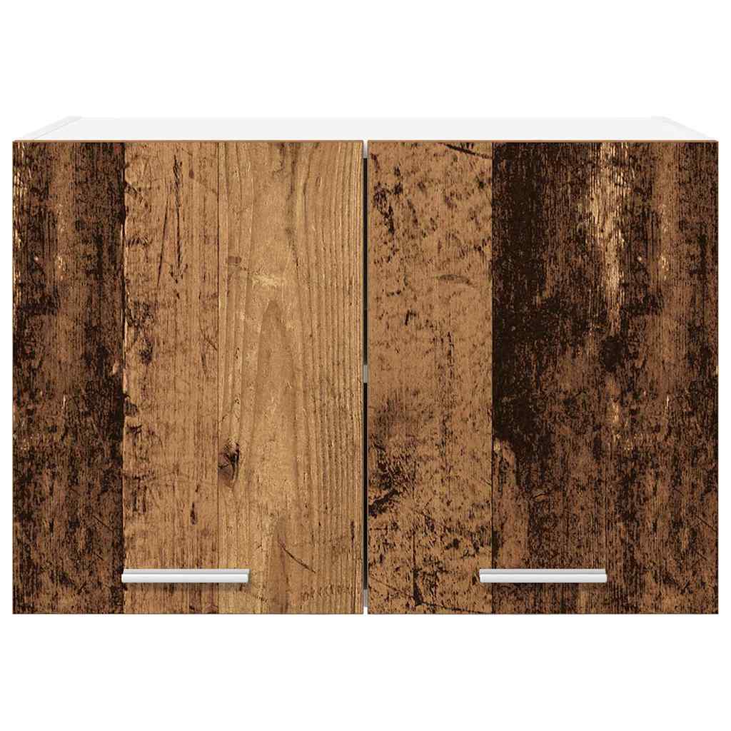 Armadio pensile 2 pcs Legno Antico e Bianco 60 x 31 x 40 cm | homemem39