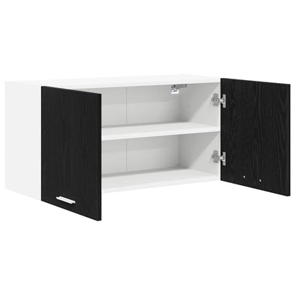 Armadio pensile Rovere Nero 80 x 31 x 40 cm Legno multistrato