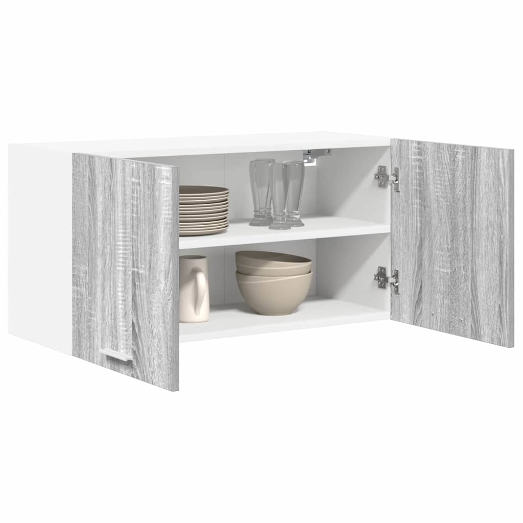 Armadio pensile Grigio Sonoma 80 x 31 x 40 cm Legno multistrato