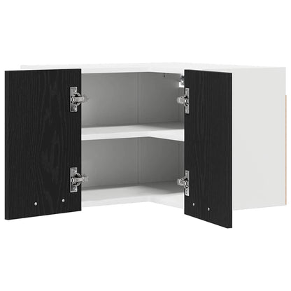 Armadio pensile Rovere Nero e Bianco 57 x 57 x 40 cm | homemem39