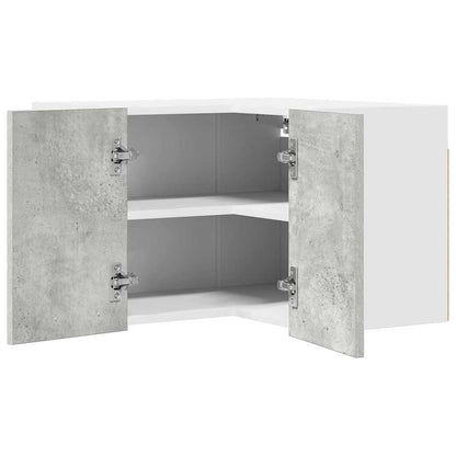 Armadio pensile Grigio Cemento e Bianco 57 x 57 x 40 cm | homemem39