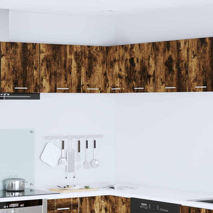 Armadio pensile Rovere Affumicato e Bianco 57 x 57 x 40 cm | homemem39
