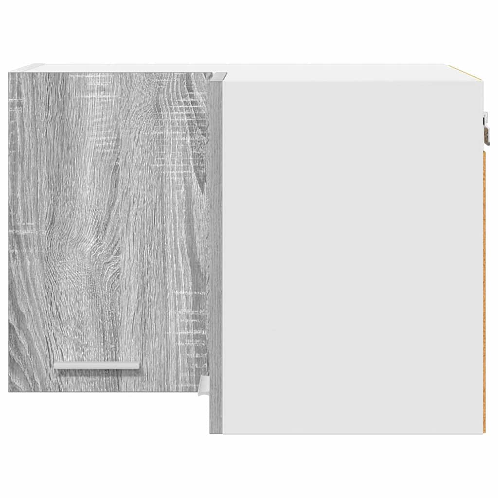 Armadio pensile Grigio Sonoma e Bianco 57 x 57 x 40 cm | homemem39