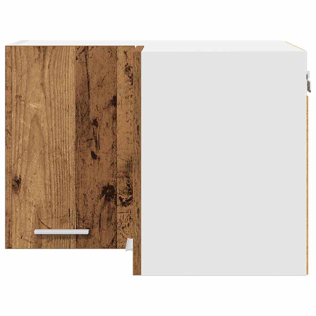 Armadio pensile Legno Antico e Bianco 57 x 57 x 40 cm | homemem39
