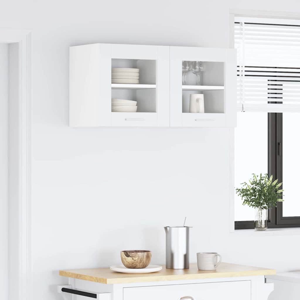 Armadio pensile 2 pcs Bianco 40 x 31 x 40 cm Legno multistrato | homemem39