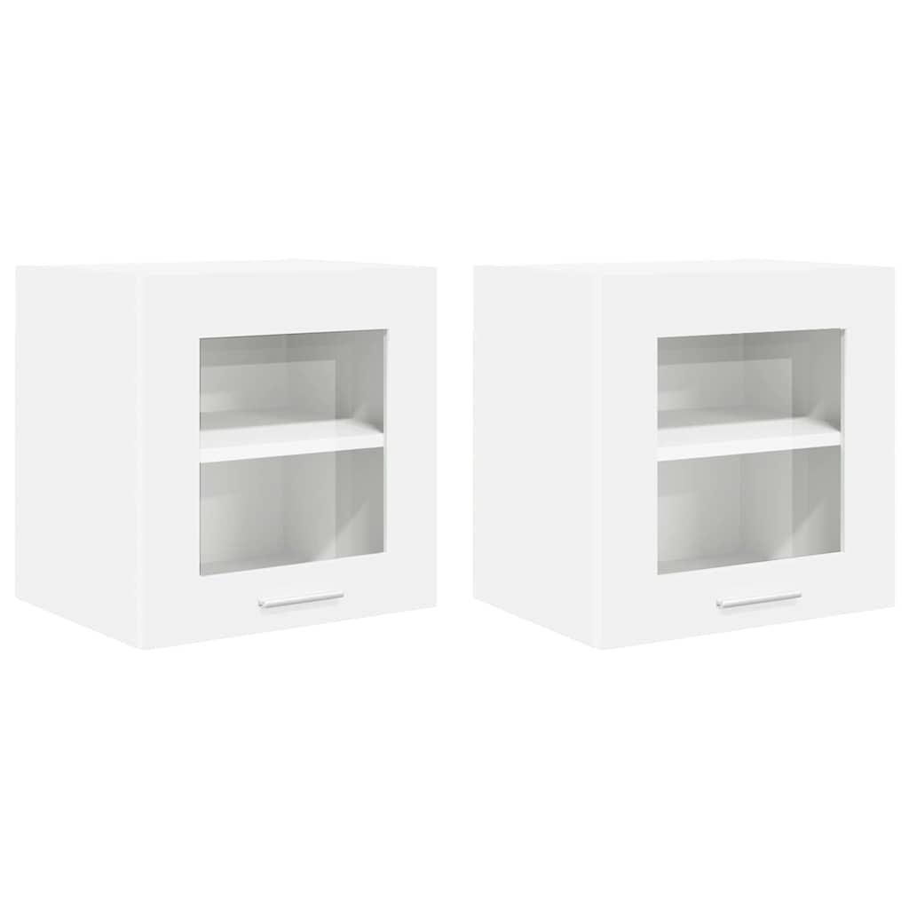 Armadio pensile 2 pcs Bianco 40 x 31 x 40 cm Legno multistrato | homemem39