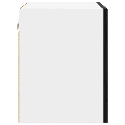 Armadio pensile con porta 2 pcs Rovere Nero 40 x 31 x 40 cm | homemem39