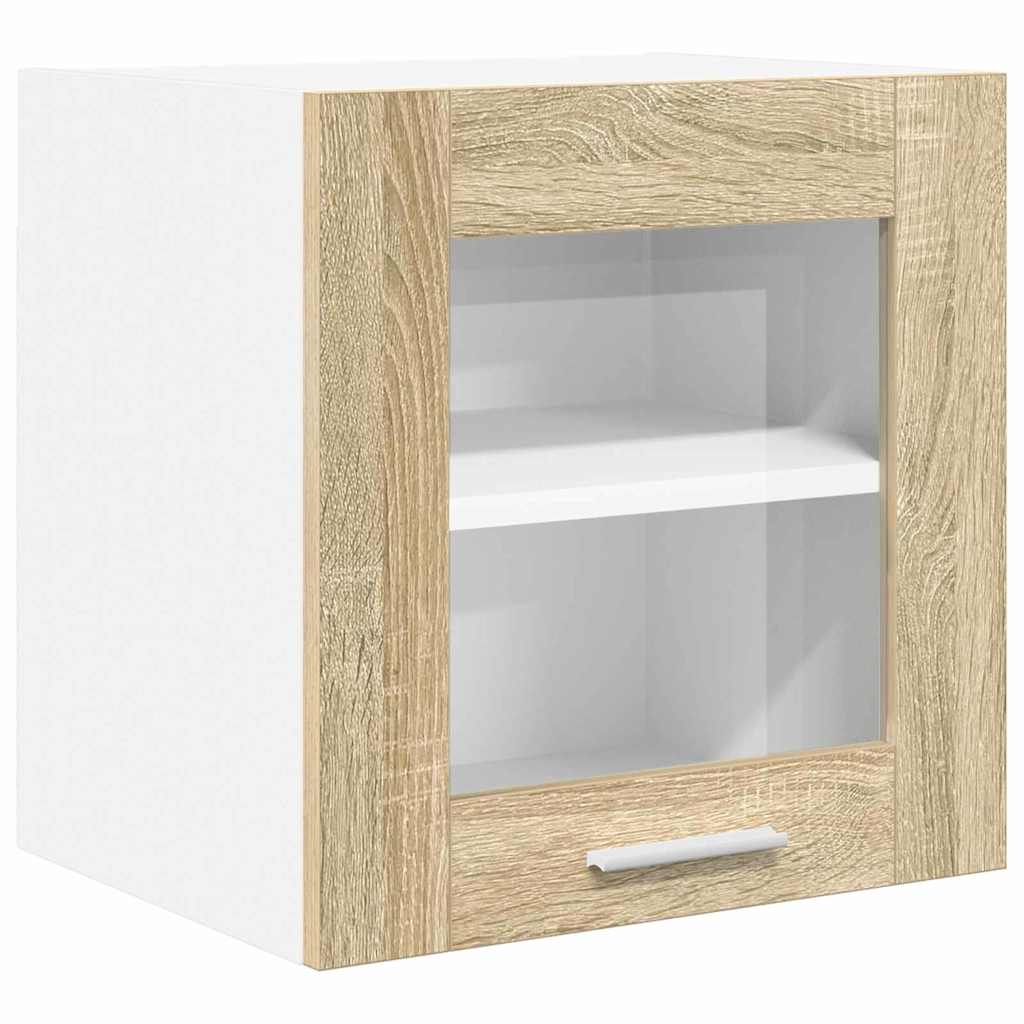Armadio pensile con porta 2 pcs Rovere Sonoma 40 x 31 x 40 cm | homemem39