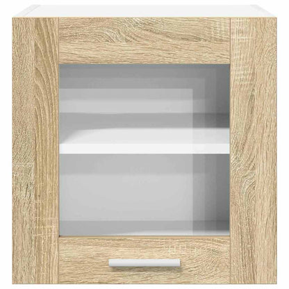 Armadio pensile con porta 2 pcs Rovere Sonoma 40 x 31 x 40 cm | homemem39