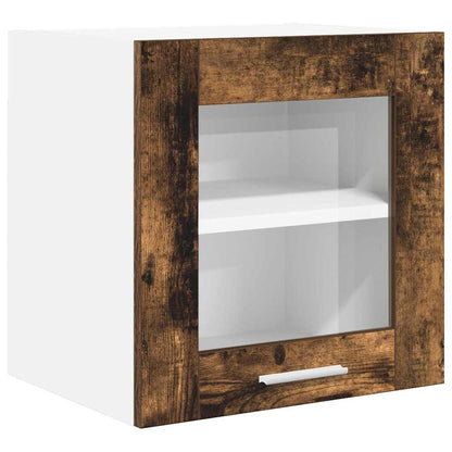 Armadio pensile con porta 2 pcs Rovere fumé 40 x 31 x 40 cm | homemem39