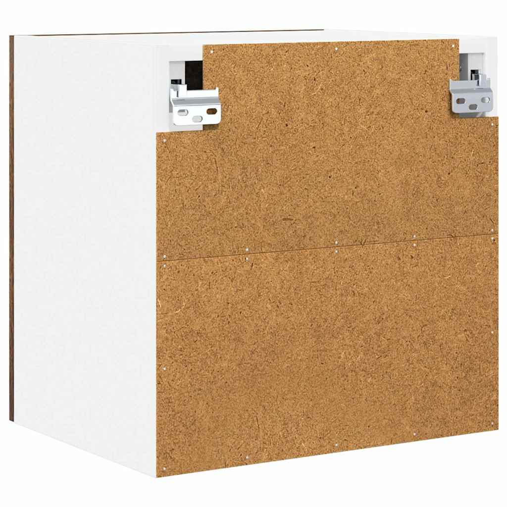 Armadio pensile con porta 2 pcs Rovere fumé 40 x 31 x 40 cm | homemem39