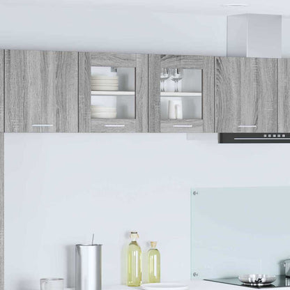 Armadio pensile con porta 2 pcs Grigio Sonoma 40 x 31 x 40 cm | homemem39