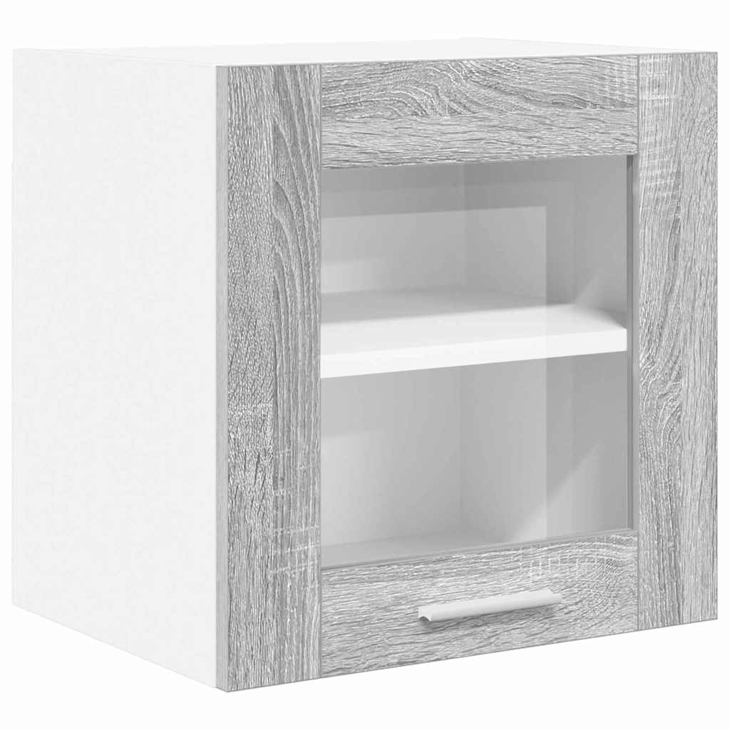 Armadio pensile con porta 2 pcs Grigio Sonoma 40 x 31 x 40 cm | homemem39