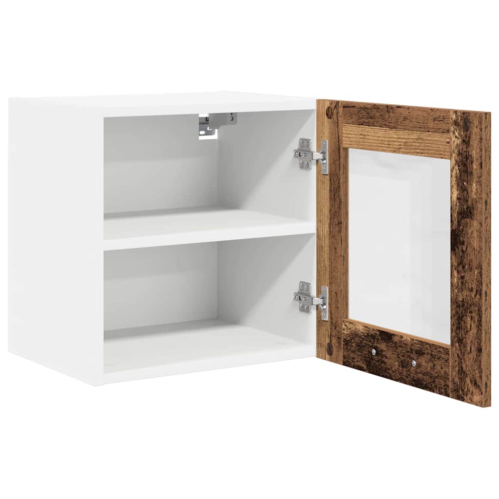 Armadio pensile con porta 2 pcs Legno vecchio 40 x 31 x 40 cm | homemem39