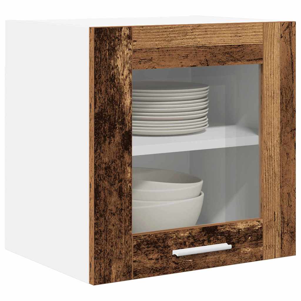 Armadio pensile con porta 2 pcs Legno vecchio 40 x 31 x 40 cm | homemem39