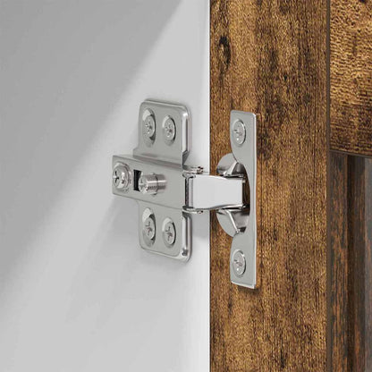 Armadio pensile 2 pz Rovere fumé Legno ingegnerizzato - homemem39