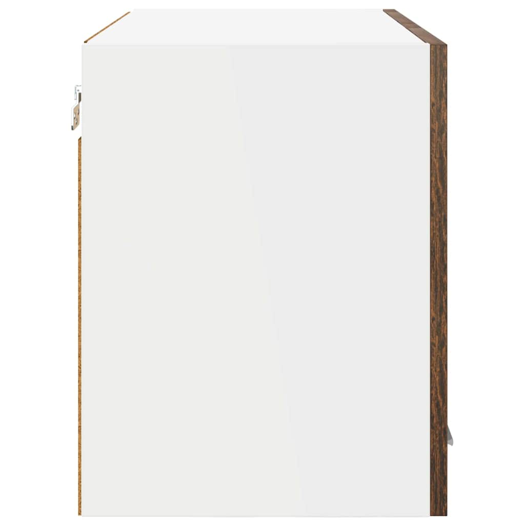 Armadio pensile con porta 2 pcs Rovere fumé 60 x 31 x 40 cm | homemem39