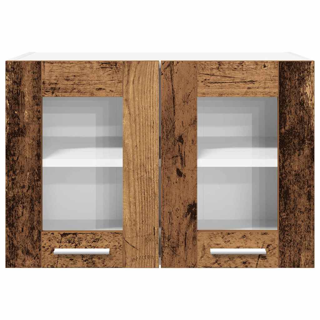 Armadio pensile con porta 2 pcs Legno vecchio 60 x 31 x 40 cm | homemem39