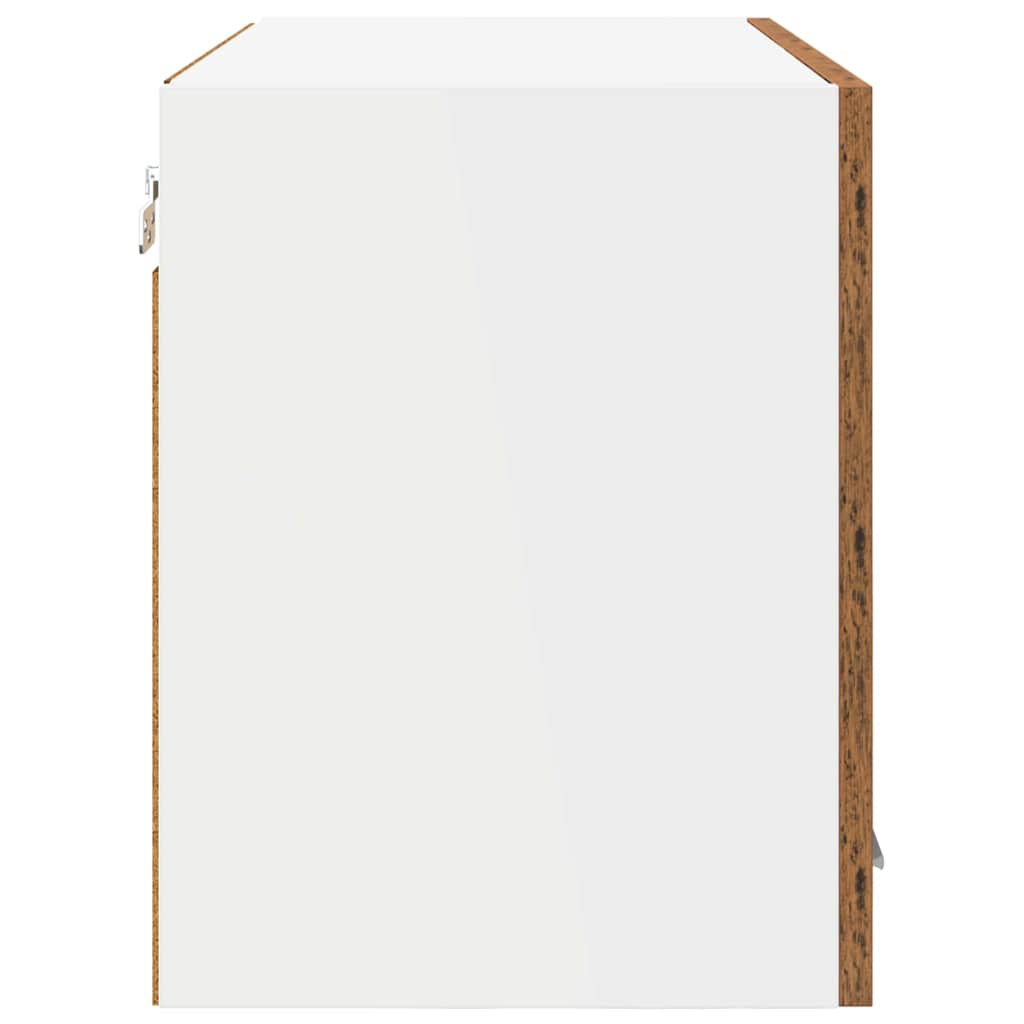 Armadio pensile con porta 2 pcs Legno vecchio 60 x 31 x 40 cm | homemem39