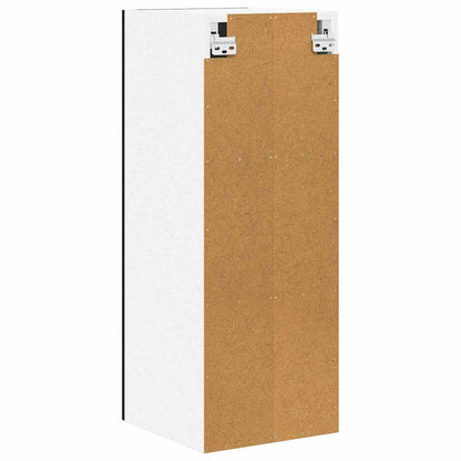 Armadio pensile 2 pcs Rovere Nero e Bianco 30 x 31 x 80 cm | homemem39