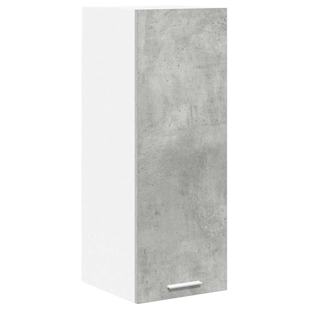 Armadio pensile 2 pcs Grigio Cemento e Bianco 30 x 31 x 80 cm | homemem39