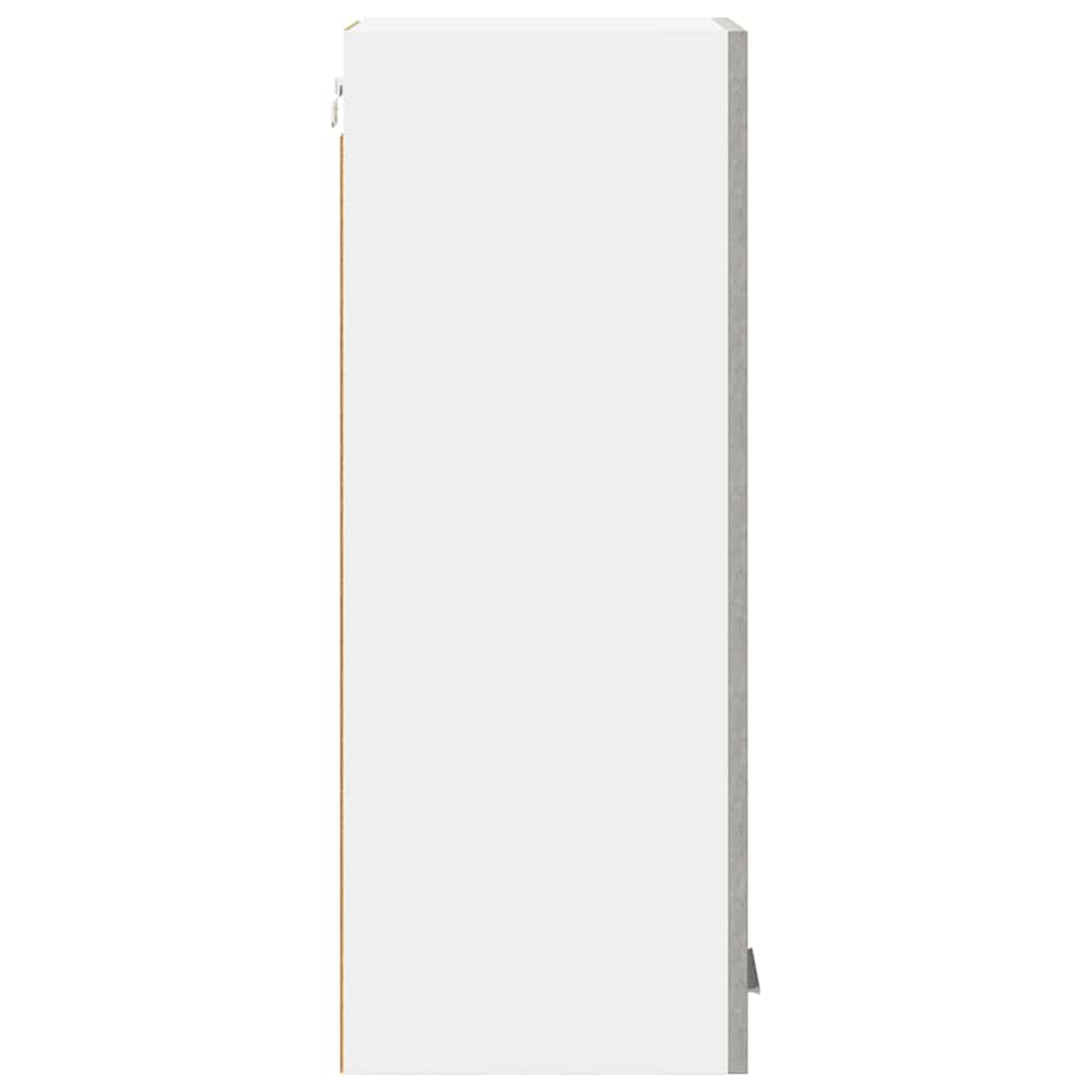 Armadio pensile 2 pcs Grigio Cemento e Bianco 30 x 31 x 80 cm | homemem39