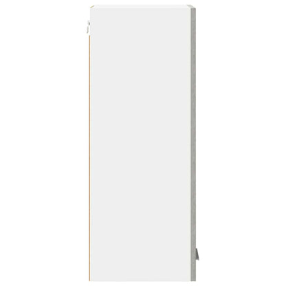 Armadio pensile 2 pcs Grigio Cemento e Bianco 30 x 31 x 80 cm | homemem39
