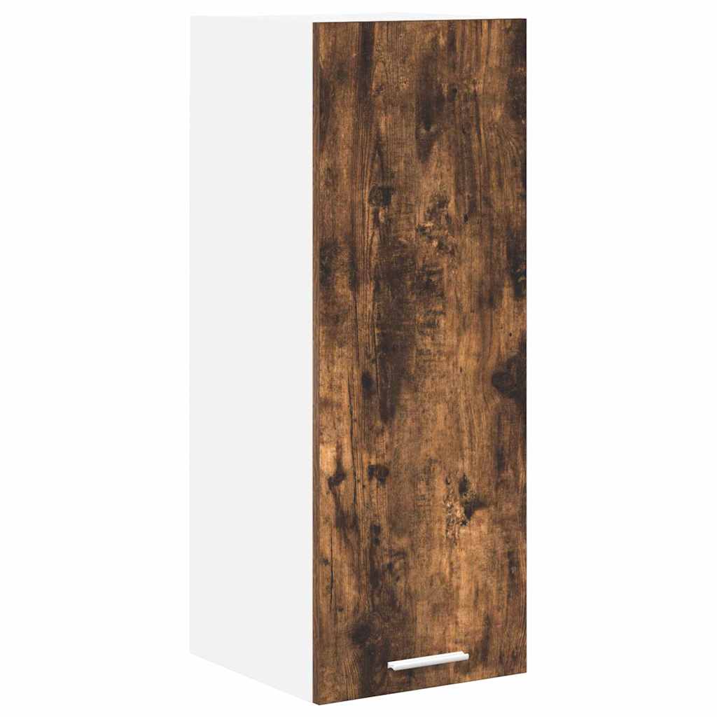 Armadio pensile Rovere Affumicato e Bianco 30 x 31 x 80 cm | homemem39