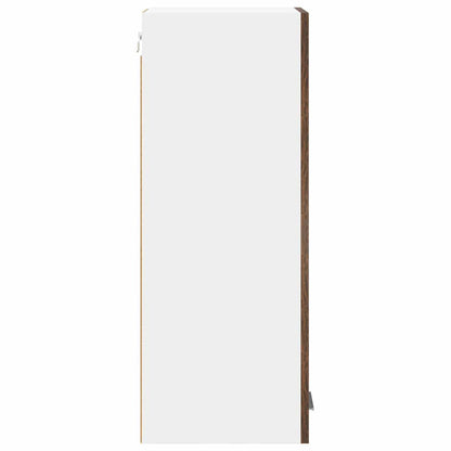 Armadio pensile Rovere Affumicato e Bianco 30 x 31 x 80 cm | homemem39