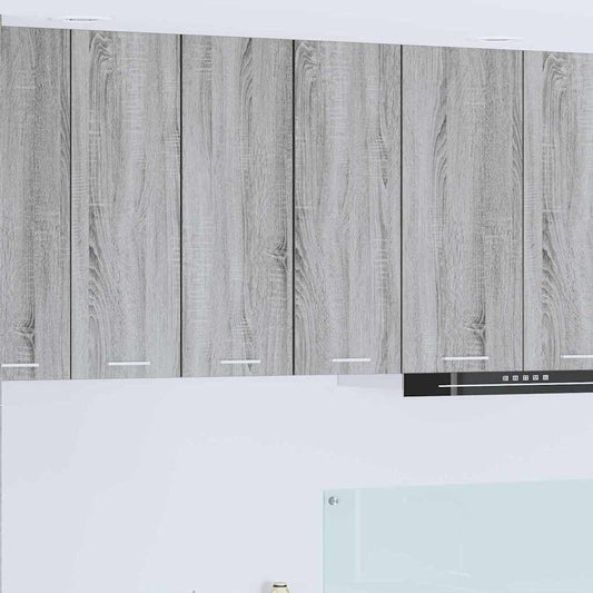 Armadio pensile Grigio Sonoma e Bianco 30 x 31 x 80 cm | homemem39